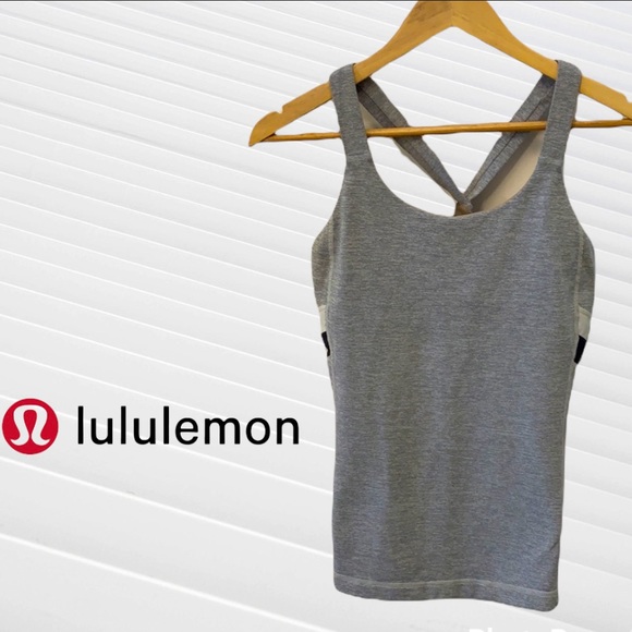 lululemon athletica Tops - Lululemon grey Tank Top size L